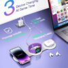 3 in 1 Wireless Foldable Magnet Fast Charging Station