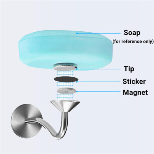 Creative Magnetic S Type Bathroom Soap Rack Holder