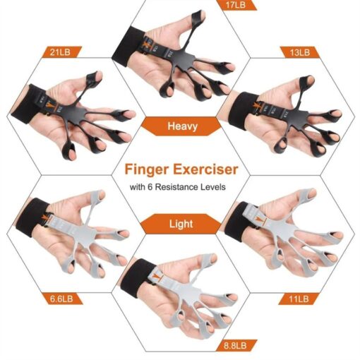 Portable Silicone Grip Finger Exercise Stretcher Trainer