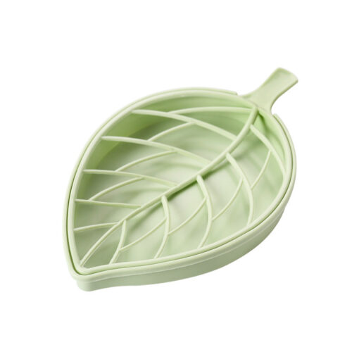 Creative Leaves Shape Double Layer Soap Draining Box