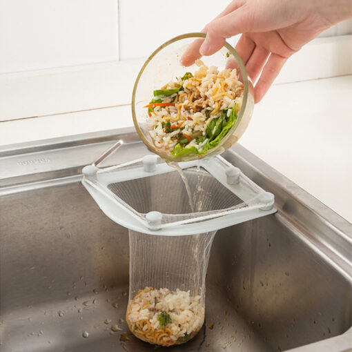 Creative Kitchen Sink Anti-blocking Leftover Drain Rack