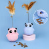 Interactive Cartoon Pet Food Leaky Tumbler Ball Toy