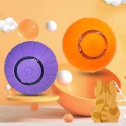 Interactive Smart Rolling Cat Bite-resistant Elastic Ball Toy