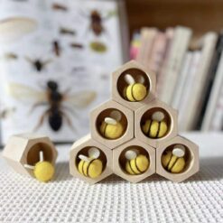 Wooden Beehive Game Early Educational Toys