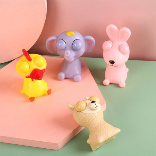 Cute Creative Decompression Cartoon Animals Pinch Toy