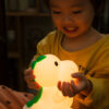 Cute Cartoon Dinosaur Silicone Children's Lamp