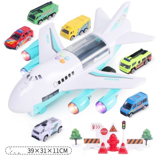 Children's Simulation Passenger Plane Inertia Storage Toy