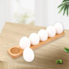 Wooden Kitchen Egg Display Storage Rack Tray