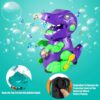 Cute Colorful Dinosaur LED Water Bubble Machine