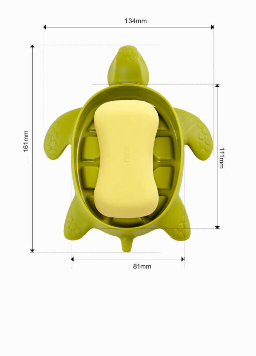 Creative Cartoon Turtle Shape Drain Soap Holder