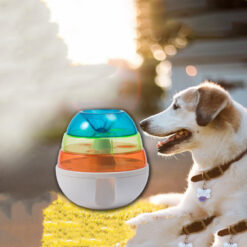 Interactive Dogs Ball Leaking Food Feeder Tumbler Toy