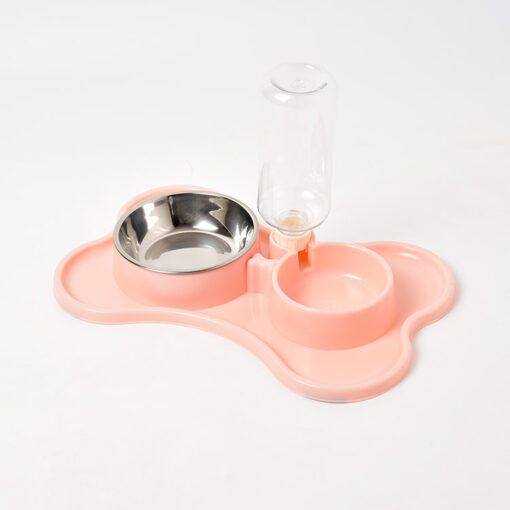 Automatic Pet Double Drinking Water Food Bowl