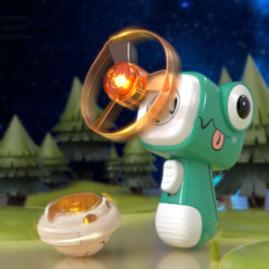 Cute Dinosaur Luminescent Flying Saucer Launcher Toy