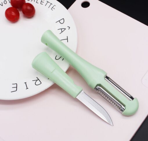 Multifunctional Stainless Steel Kitchen Knife Peeler