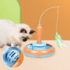 Multifunction 360-Degree Rotating Pet Feather Toy