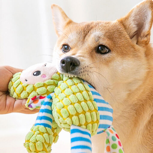 Interactive Bite-resistant Squeaky Plush Dog Chew Toys