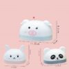 Portable Cartoon Shape Plastic Soap Holder Box