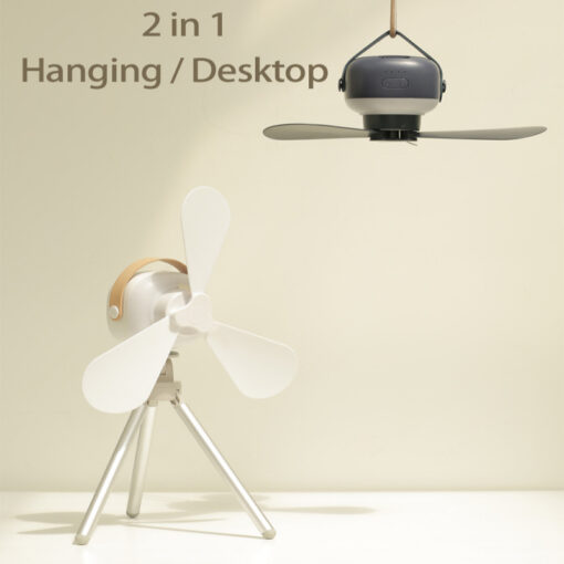Mini USB Charging Outdoor Folding Hanging Fan