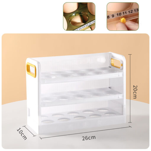 Durable Multipurpose Kitchen Egg Tray Storage Box