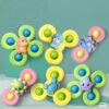 Cartoon Baby Sucker Rotary Table Water Play Bell Toy