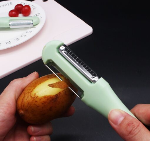 Multifunctional Stainless Steel Kitchen Knife Peeler