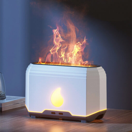 Creative Flame Aromatherapy Night Light Humidifier
