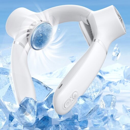 USB Rechargeable Hands-Free Neck Cooling Neck Fan