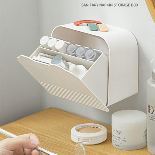 Wall-mounted Toilet Tissue Napkin Storage Box