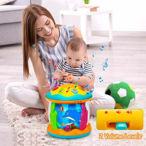 Children's Hand Clapping Drums Lighting Music Toy