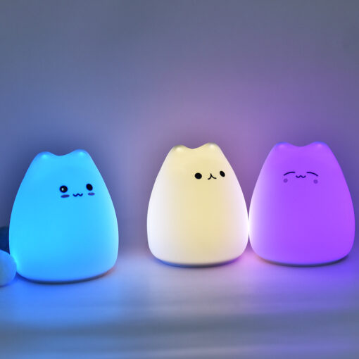 Cute Kawaii Cartoon Color Changing Night Night Lamp