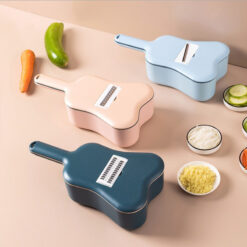 Multifunctional Ukulele Shape Kitchen Vegetable Cutter. The kitchen vegetable peelers use a ukulele shape design, which is very delicate and beautiful.