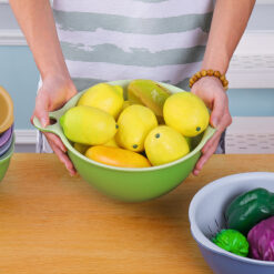Double-layer Kitchen Fruit Vegetable Washing Basket