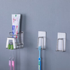 Creative Stainless Steel Toothbrush Toothpaste Holder