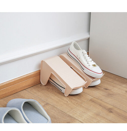 Durable Stackable Double-layer Storage Shoe Rack
