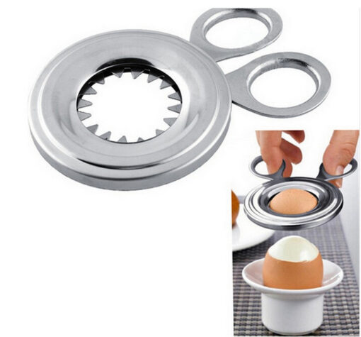 Creative Stainless Steel Kitchen Egg Scissors Cutter