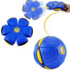Flying UFO Flat Throw Disc Ball LED Light Kid Game Toy