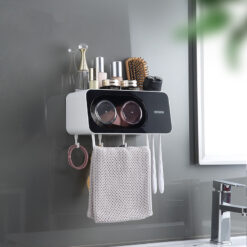 Wall-mounted Bathroom Gargle Cup Toothbrush Holder