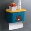 Wall-mounted Waterproof Free Punch Toilet Paper Box