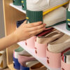 Adjustable Two-layer Household Shoe Holder Rack