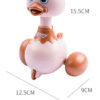 Interactive Cute Press Shake Duck Motorcycle Toy
