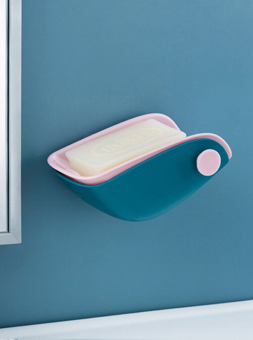 Creative Wall-mounted Soap Dish Draining Rack Holder
