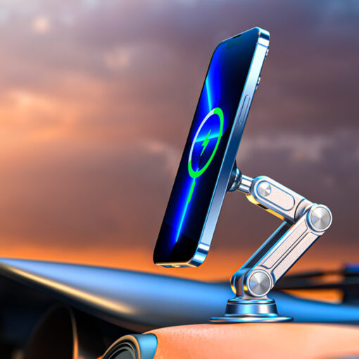 Aluminum Alloy 360-Degree Rotary Car Phone Holder