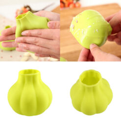 Creative Manual Household Garlic Shape Press Peeler