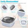 Transparent Large Capacity Spill Proof Dog Water Bowl