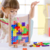 Creative Children's 3D Acrylic Building Block Puzzle Toy