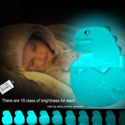Small Dinosaur Egg Touch Color Changing Light Lamp