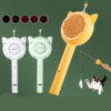 Multifunctional Cat Grooming Laser Teaser Comb Brush