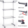Durable Movable Three Layer Towel Hanger Rack