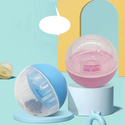 Interactive Slow Food Feeding Leakage Tumbler Ball Toy