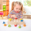 Wooden Nut Thread Combination Hand Eye Exercise Toy